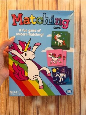 Wonder Forge Unicorn Matching Game Complete Picture Memory Game Ages 3+